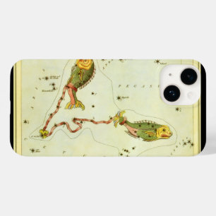 Pisces Fish, Vintage Constellation Urania's Mirror Case-Mate iPhone 14 Case