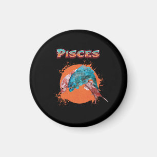 Pisces Fish Zodiac Horoscope Water Astrology Sign Magnet