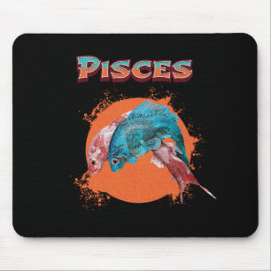 Pisces Fish Zodiac Horoscope Water Astrology Sign  Mouse Pad