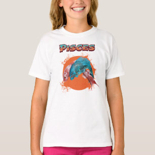 Pisces Fish Zodiac Horoscope Water Astrology Sign T-Shirt