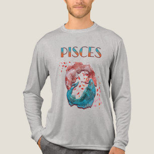 Pisces Fish Zodiac Horoscope Water Astrology Sign Tri-Blend Shirt