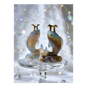 Pisces Glass Sculptures Photo Print