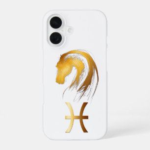 Pisces Horse Chinese Western Astrology iPC iPhone 16 Case