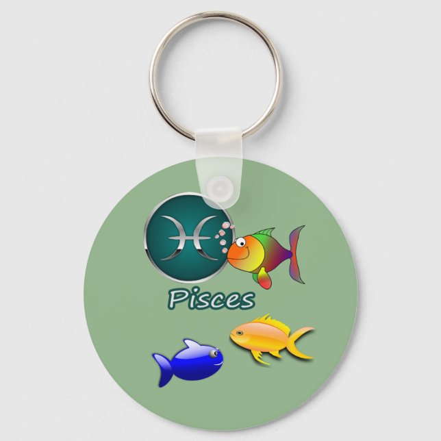 Pisces  key ring (Front)