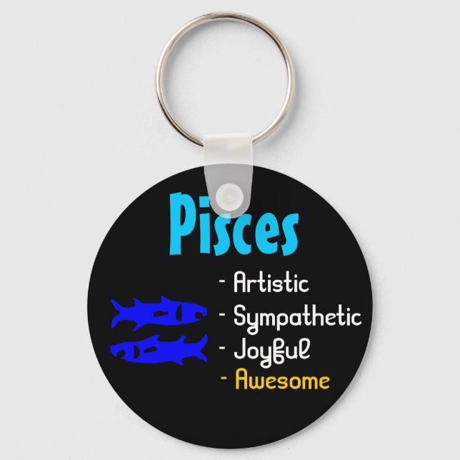 Pisces Key Ring (Front)