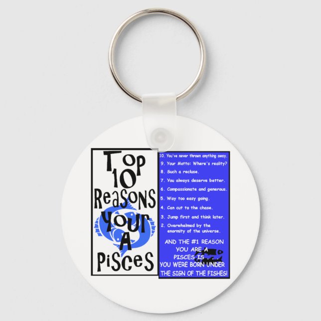 Pisces Key Ring (Front)