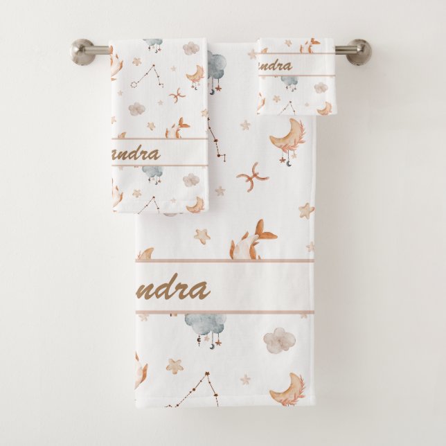 Pisces Kid | Dreamy & Soft for Little Fish Bath Towel Set (Insitu)