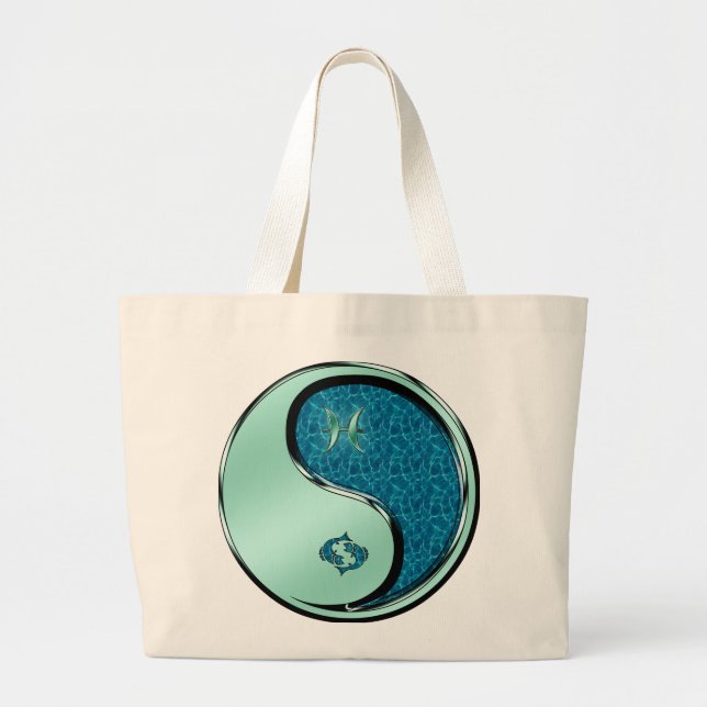Pisces Large Tote Bag (Front)