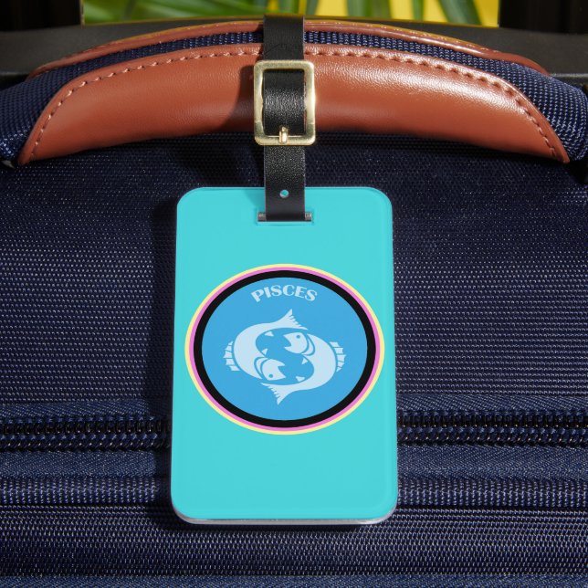 Pisces Luggage Tag  (Front Insitu 2)