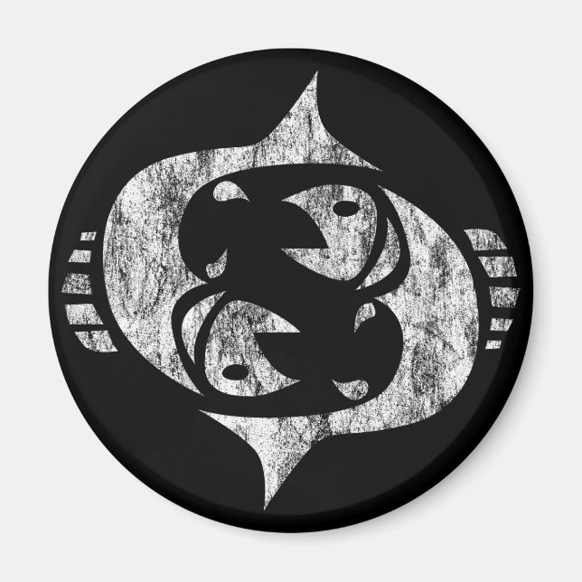 pisces magnet (Front)
