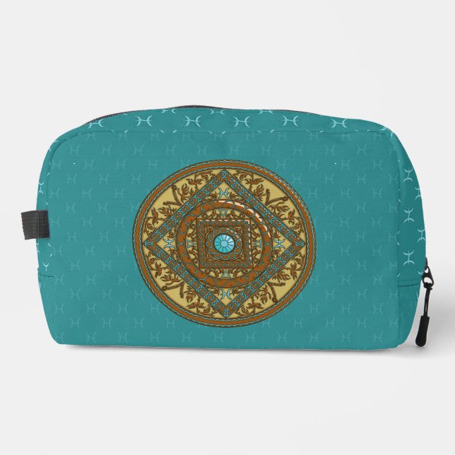 Pisces Mandala Dopp Kit (Front)
