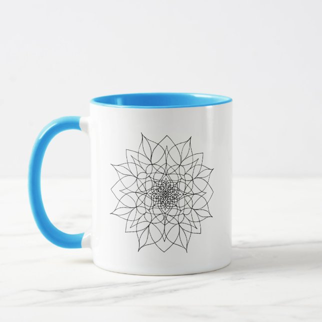 Pisces Mandala Mug (Left)