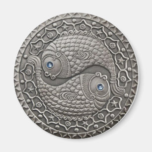 Pisces Medallion Magnet
