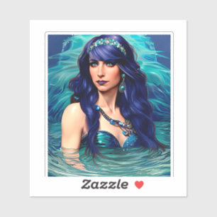 Pisces Mermaid Queen Original Fantasy art  