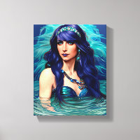 Pisces Mermaid Queen Original Fantasy art
