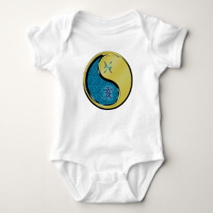 Pisces & Metal Boar Baby Bodysuit