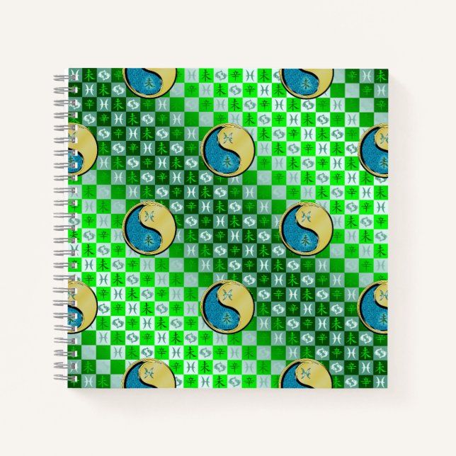 Pisces & Metal Goat Notebook (Front)