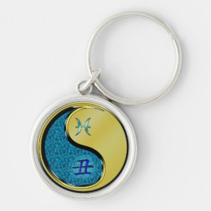 Pisces & Metal Ox Key Ring
