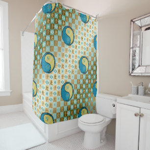 Pisces & Metal Rat Shower Curtain