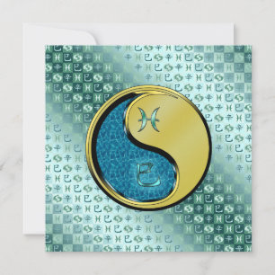 Pisces & Metal Snake Card