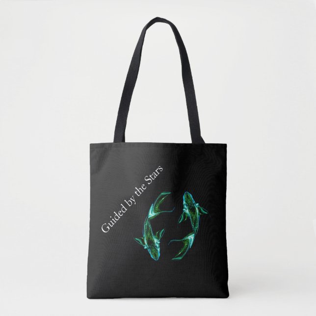 Pisces – Minimalist Zodiac Tote Bag (Front)