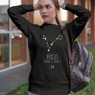 Pisces   Personalised Zodiac Constellation Sweatshirt