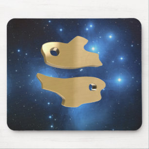 Pisces, Pesci Mouse Pad