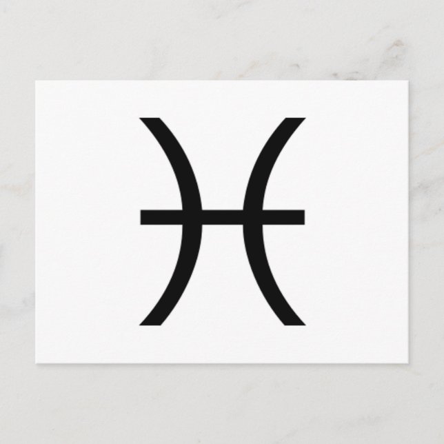 Pisces Postcard (Front)