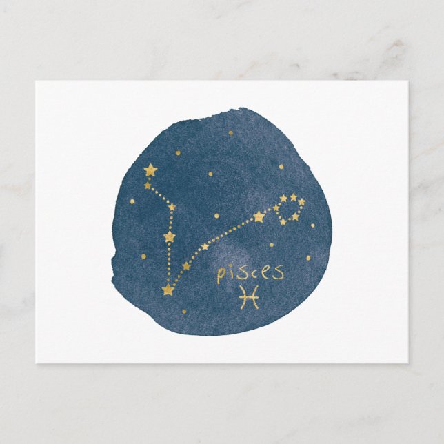 Pisces Postcard (Front)