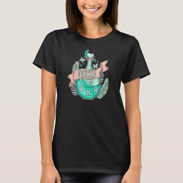 Pisces Potion  Magical Astrology T-Shirt (Front)