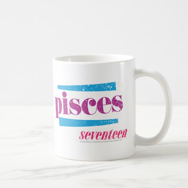 Pisces Purple Coffee Mug (Right)