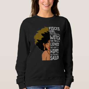 Pisces Queen For Women Astrology Zodiac Pisces Gi Sweatshirt