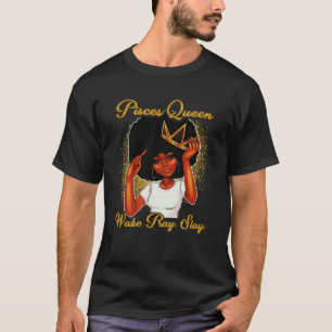 Pisces Queens Are Born in February 19 March 20 T-Shirt
