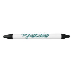 Pisces Reflection Black Ink Pen