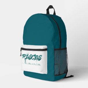 Pisces Reflection Printed Backpack