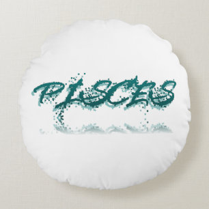 Pisces Reflection Round Cushion