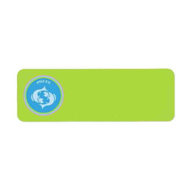 Pisces Return Address Label (Front)