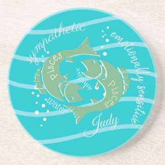 Pisces Sandstone Coaster