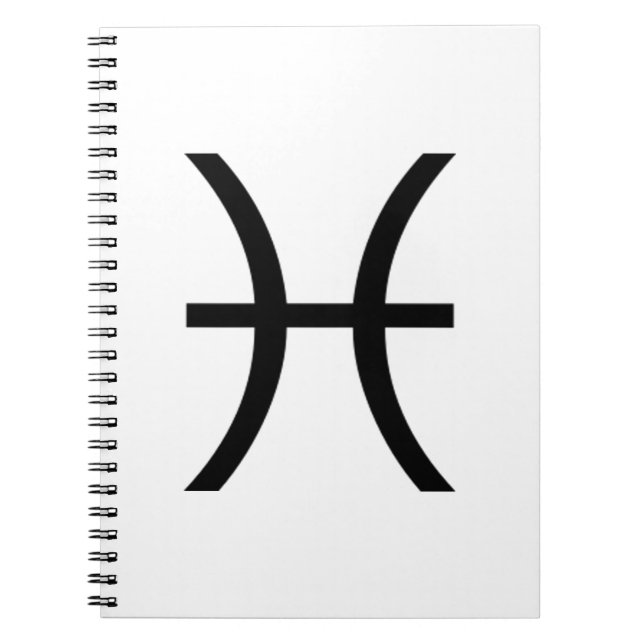 Pisces Spiral Notebook (Front)