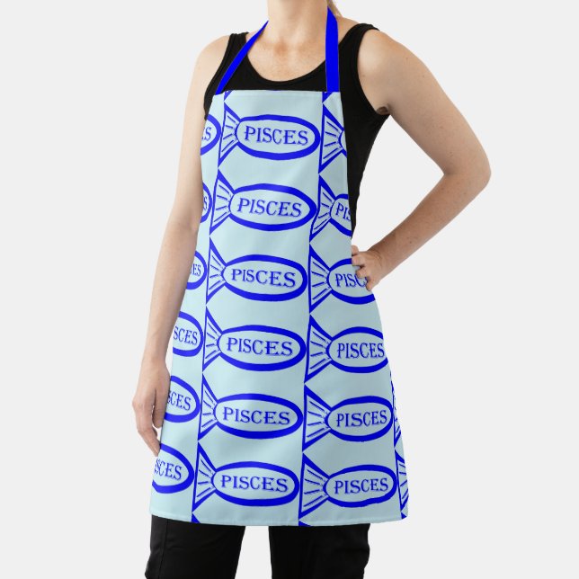 Pisces Star Sign Fish Apron (Insitu)