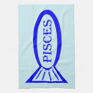 Pisces Star Sign Fish Custom Towel
