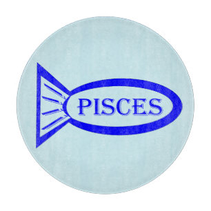 Pisces Star Sign Fish Cutting Board