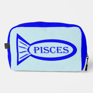 Pisces Star Sign Fish Dopp Kit