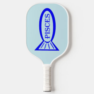 Pisces Star Sign Fish Pickleball Paddle