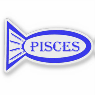 Pisces Star Sign Fish Shaped