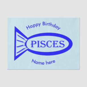 Pisces Star Sign Fish Tissue Paper