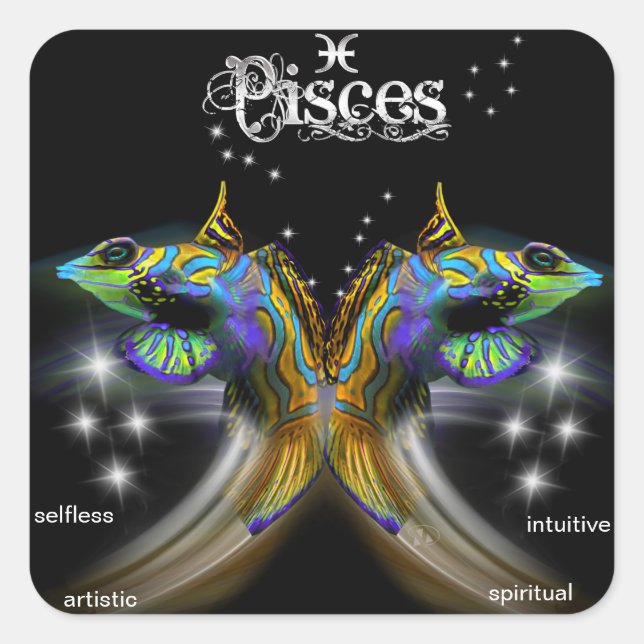 Pisces Stickers (Front)
