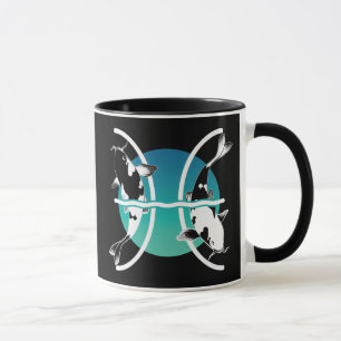 Pisces Symbol - Astrological Zodiac Sign Mug