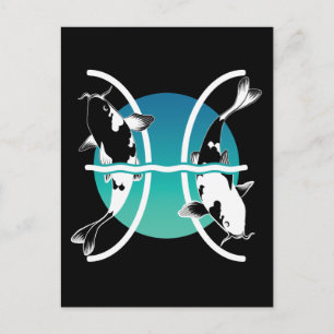 Pisces Symbol - Astrological Zodiac Sign Postcard