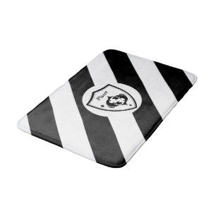 Pisces symbol bath mat
